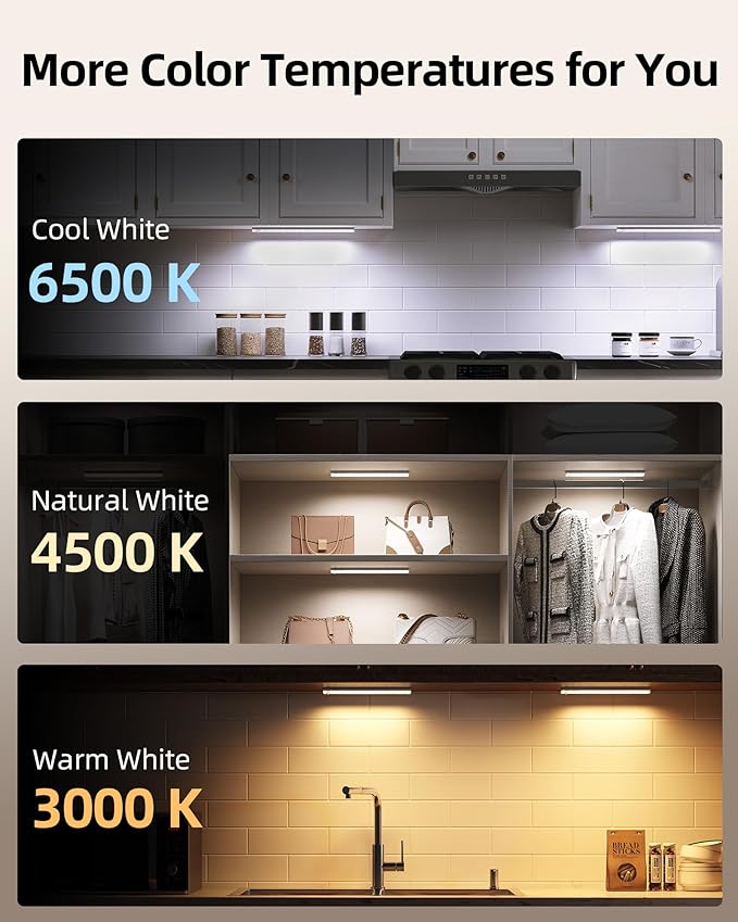 EZVALO 3-Pack Under Cabinet Lighting