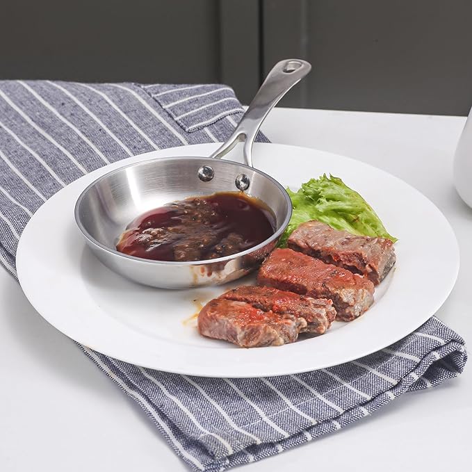 Mini Sauce Pan, Tri-Ply Stainless Steel Pot