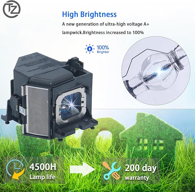 TZRSQL Original LMP-H220 Replacement Projector Lamp Bulb