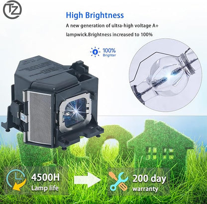 TZRSQL Original LMP-H220 Replacement Projector Lamp Bulb