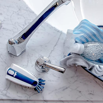 Unger Multi-Purpose Counter and Fixture Scrub Brush, Non-Slip Small Household