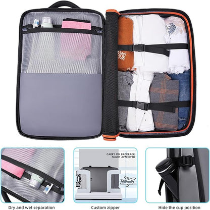Laptop Backpack for Women, 50L Carry On Backpack Men, Expandable Flight