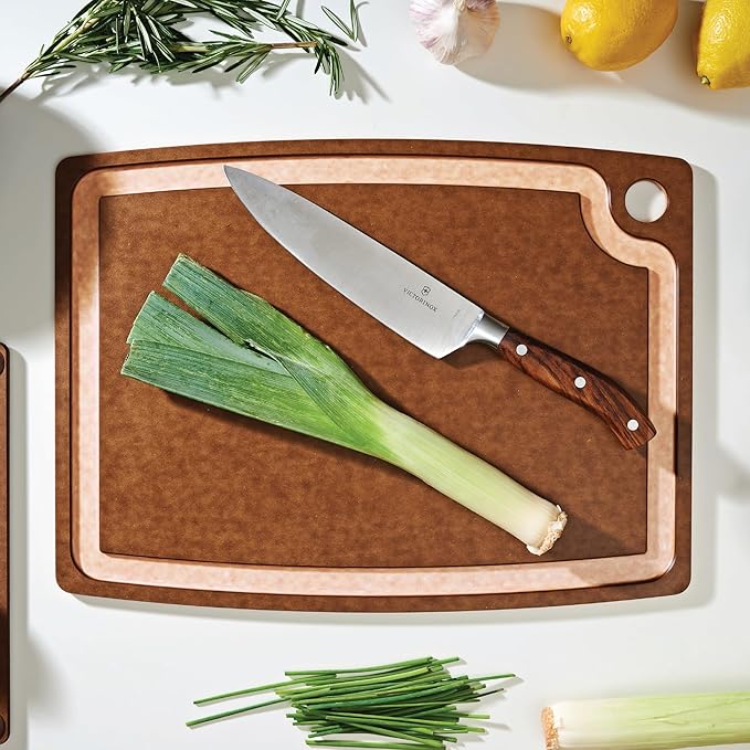 Epicurean Gourmet Series Cutting Board, 17.5-Inch by 13-Inch, Nutmeg/Natural