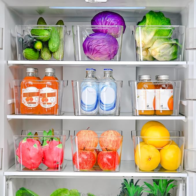 Clear Plastic Storage Bins