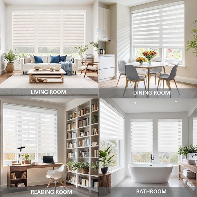 COOLWINDS Motorized Zebra Blinds