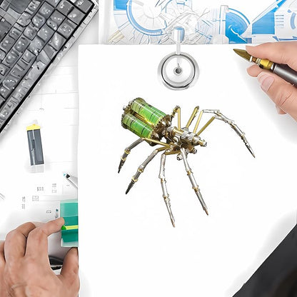 Mechanical Metal DIY 3D Insect Brass Puzzle (Gatling Spider)