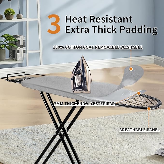 Ironing Board, 43x14 Inch Iron Board