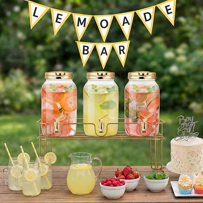 Tanlade 3 Pcs Plastic Drink Dispenser