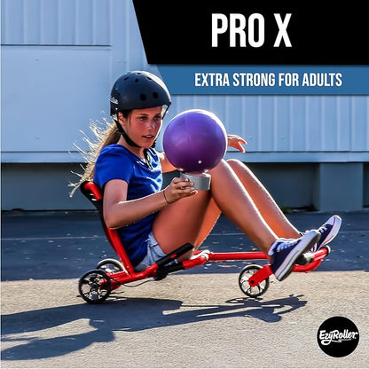 EzyRoller New Pro-X Ride On Toy for Kids and Adults - Red