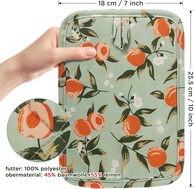 BONTHEE Pot Holders for Kitchen Heat Resistant Hot Pads for Countertops Oven