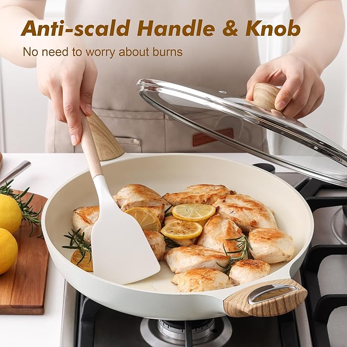 SENSARTE Ceramic Nonstick Frying Pan Skillet