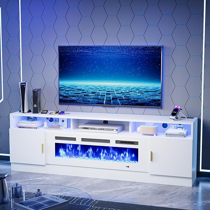 oneinmil 78" Fireplace TV Stand