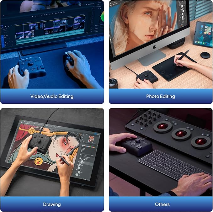 TourBox NEO - Customizable Editing Controller, Video Photo Color Grading Speed