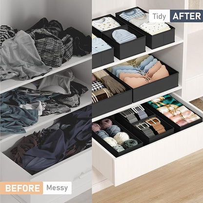 DIMJ Drawer Organizer Clothes Storage