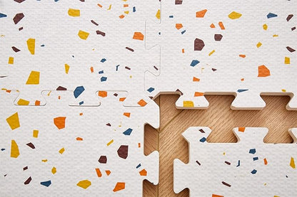 Terrazzo Playmat, Non-Toxic, Eco-Friendly, Large, Puzzle Playmat (Multi), 180 centimeters x 120 centimeters