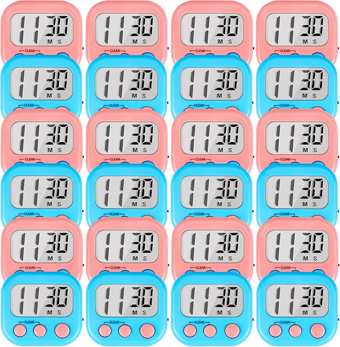 Timer for Kids Teachers Digital Kitchen Timers for Cooking Large Magnetic
