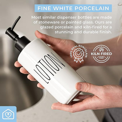 Heartland Home Porcelain 16oz Lotion Dispenser