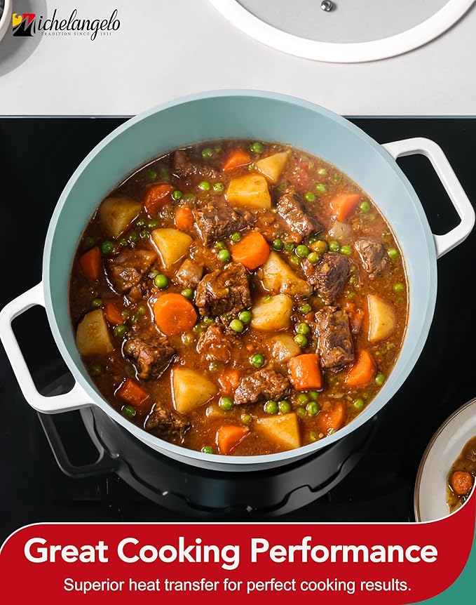 MICHELANGELO 8-Quart Soup Pot