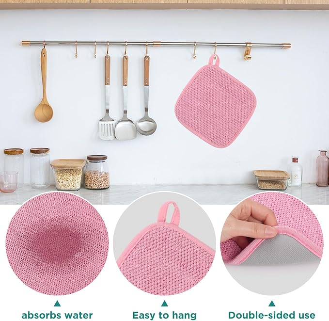 GeeRic Microfiber Dish Drying Mat, Super Absorbent Kitchen Dish Drying Pad