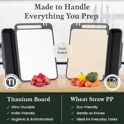 PURE-PREP Titanium Cutting Boards
