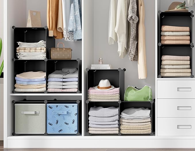 6-Cube Storage Organizer, Closet Organizer Storage Cabinet Shelf Bookcase