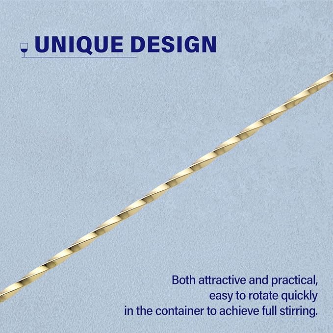2 Pcs 12 Inches Bar Spoon, Long Handle Mixing Stirrers