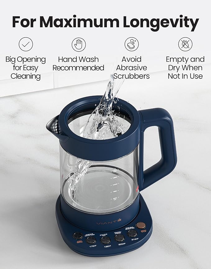 Vianté Electric Kettle With Infuser