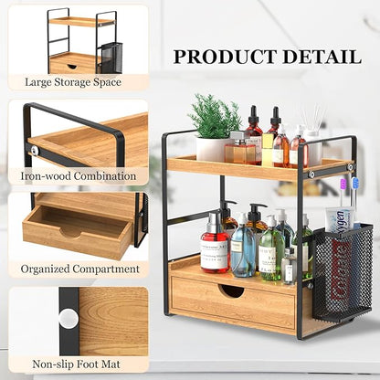 LEMIKKLE Bathroom Counter Organizer