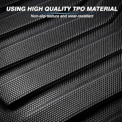 KUST Floor Mats for Tesla Model S Accessories 2012-2024 2025 (Not for Plaid/Long Range) Custom Fit Floor Liners A ll Weather Protection 1st & 2nd Row High Edge Non-Slip