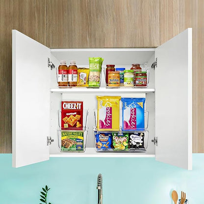 Sorbus Stackable Storage Bins Open Front