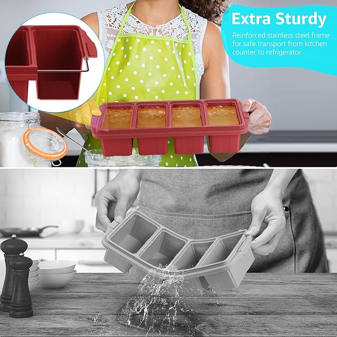 Ztomine Silicone Freezer Tray
