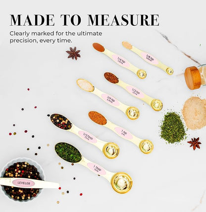 Pink Magnetic Measuring Spoons Set