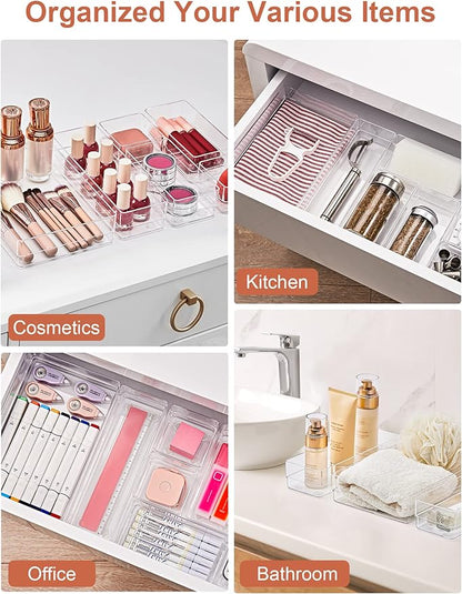 SMARTAKE 22-Piece Drawer Organizer