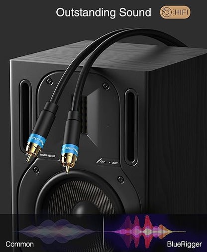 BlueRigger RCA Audio Subwoofer Cable –