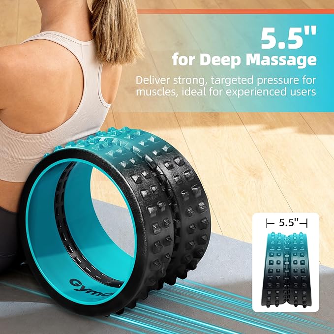 Back Roller for Back Pain Reliefn & Stretching, Deep Tissue Massage Roller