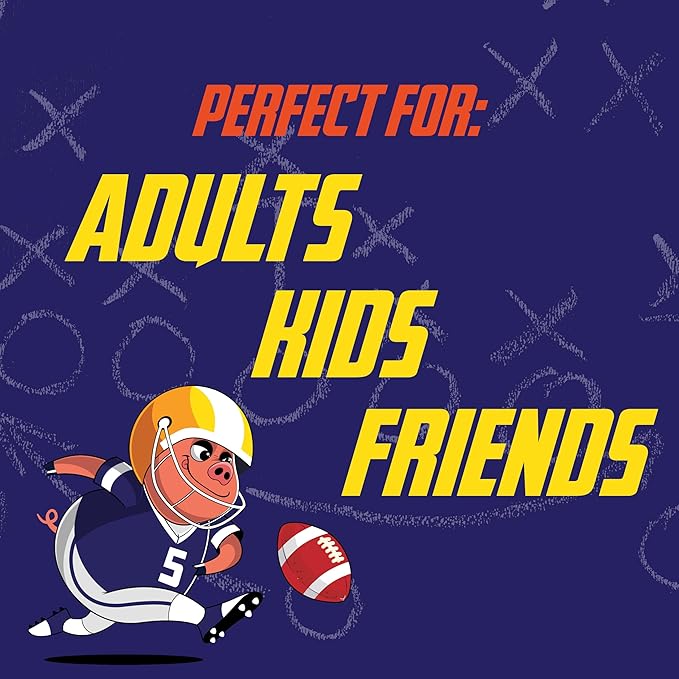 Pick Six – The Ultimate Football Themed Card Game! Strategic Card Game for Kids and Adults. Great for Parties and Game Nights. 2-5 Players, Ages 7+.