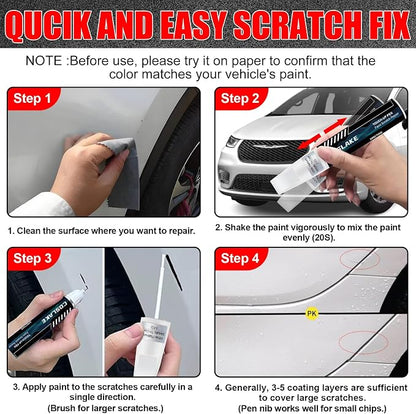 Car Touch Up Paint(Infinite Black(UM)) for LINCOLN, Car Paint Scratch Repair Kit, Quick & Easy Solution to Repair, 2 in 1 Scratch Remover Pen with 2PCS Disposable Micro Applicators