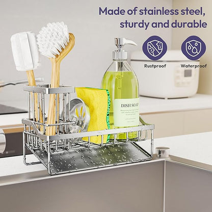 SWTYMIKI Sink Caddy Sponge Holder