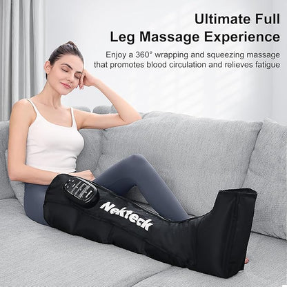 Nekteck Cordless Leg Compression Massager, FSA Eligible Massage Tools