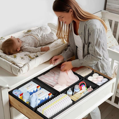 DIMJ Drawer Organizer Clothes Storage