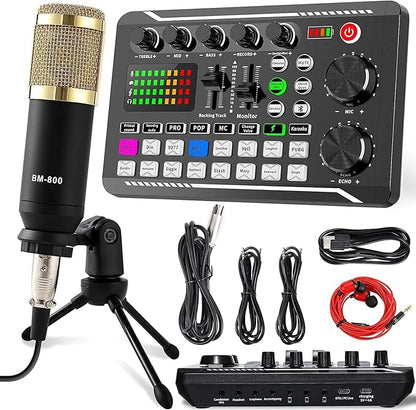 Podcast Equipment Bundle, SINWE Condenser Microphone