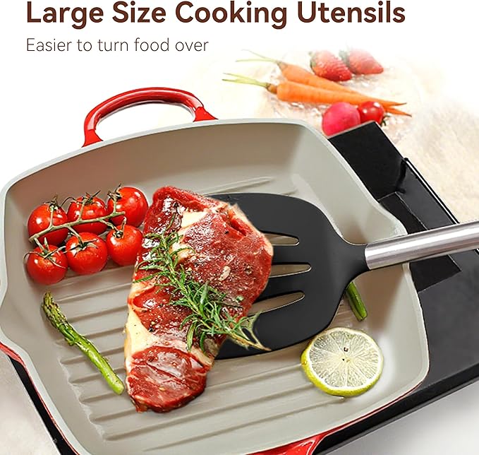 Silicone Cooking Utensils Set, NCUE 35 Pcs Kitchen Utensils Set