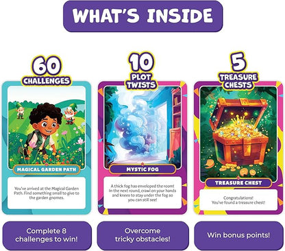 Fantasy Expedition – Immersive Indoor Scavenger Hunt Card Game for Kids Ages 4, 5, 6, 7, 8, 9 – Creative, Educational Gifts for Boys, Girls & Families