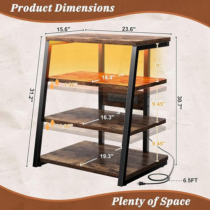 Armocity 4-Tier AV Media Stand