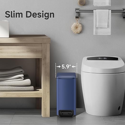 TIPGO Slim Bathroom Trash Can
