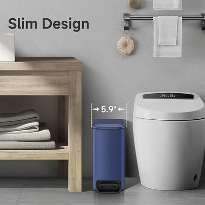 TIPGO Slim Bathroom Trash Can
