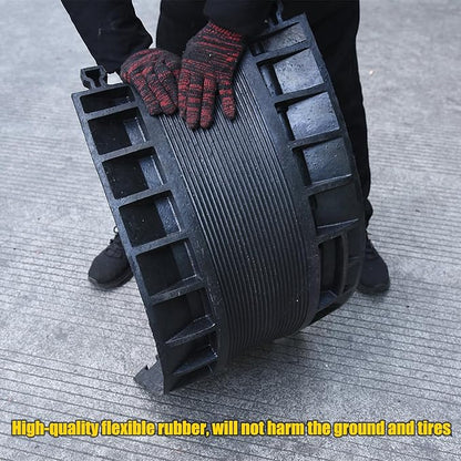 OranLite Rubber Cable Protector Ramp, Heavy Floor Cable Wire Cord Cover Speed