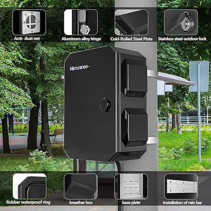 Outdoor Electrical Box, Cold-Rolled Steel Plate, Aluminum Alloy Back Beam