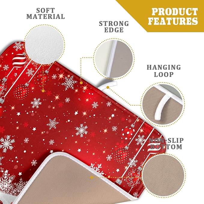 Giwawa Xmas Balls Dish Drying Mat