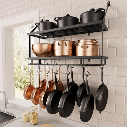 KES 30-Inch Kitchen Pot Rack